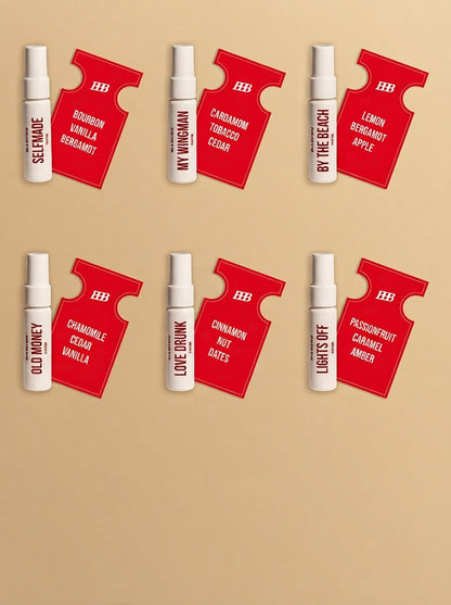 BLA BLI BLU Perfume Trial Pack (6 x 7ml )