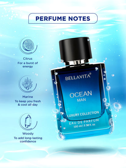 Bellavita Ocean Man Long Lasting Perfume (100ml)