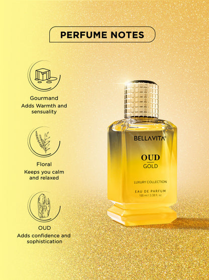 Bellavita Oud Gold Long Lasting Perfume (100ml)