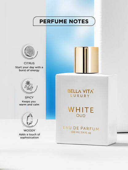 Bellavita White Oud Long Lasting Perfume (100ml)
