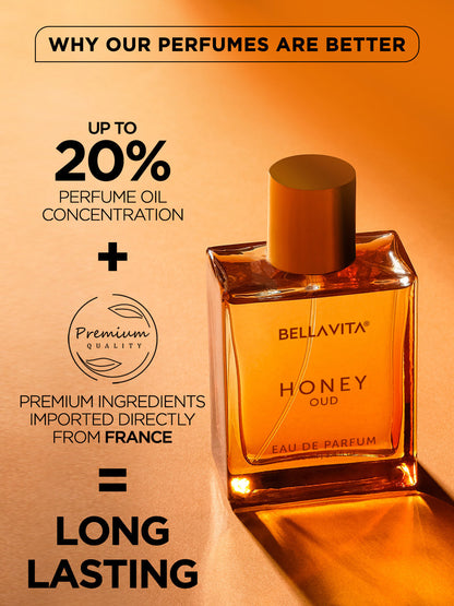Bellavita Honey Oud Long Lasting Perfume (100ml)