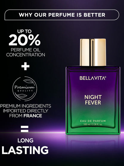 Bellavita Night Fever Long Lasting Perfume (100ml)