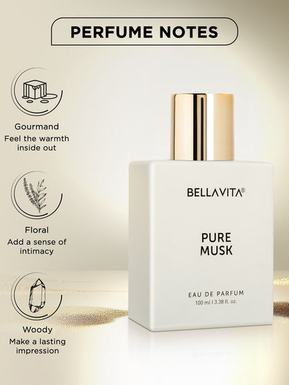 Bellavita Pure Musk Long Lasting Perfume (100ml)