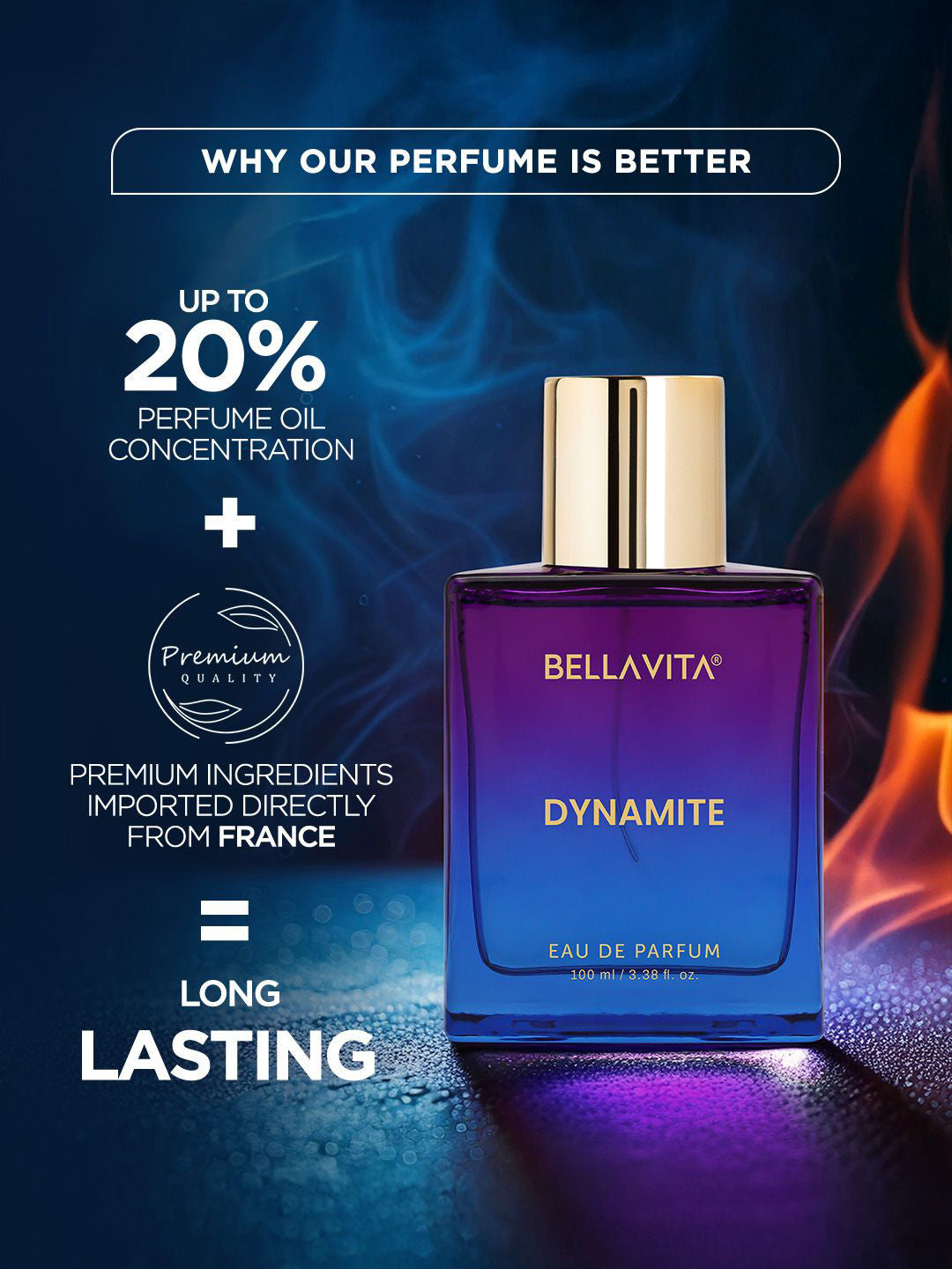Bellavita Dynamite Long Lasting Perfume (100ml)