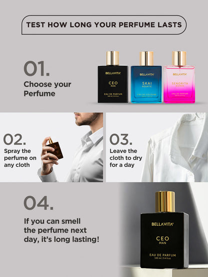 Bellavita Ceo Man Long Lasting Perfume (100ml)