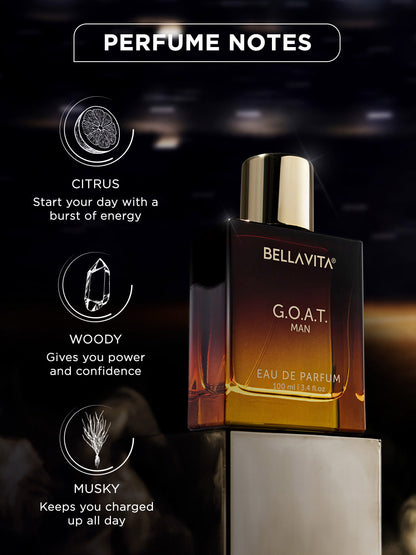 Bellavita G.O.A.T. Man Long Lasting Perfume (100ml)