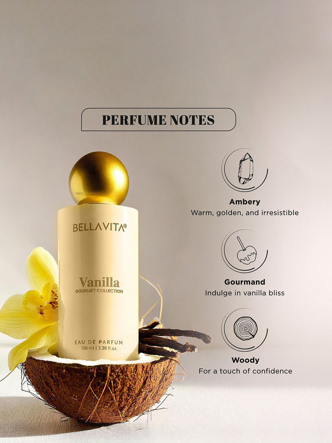 Bellavita Vanilla Long Lasting Perfume (100ml)
