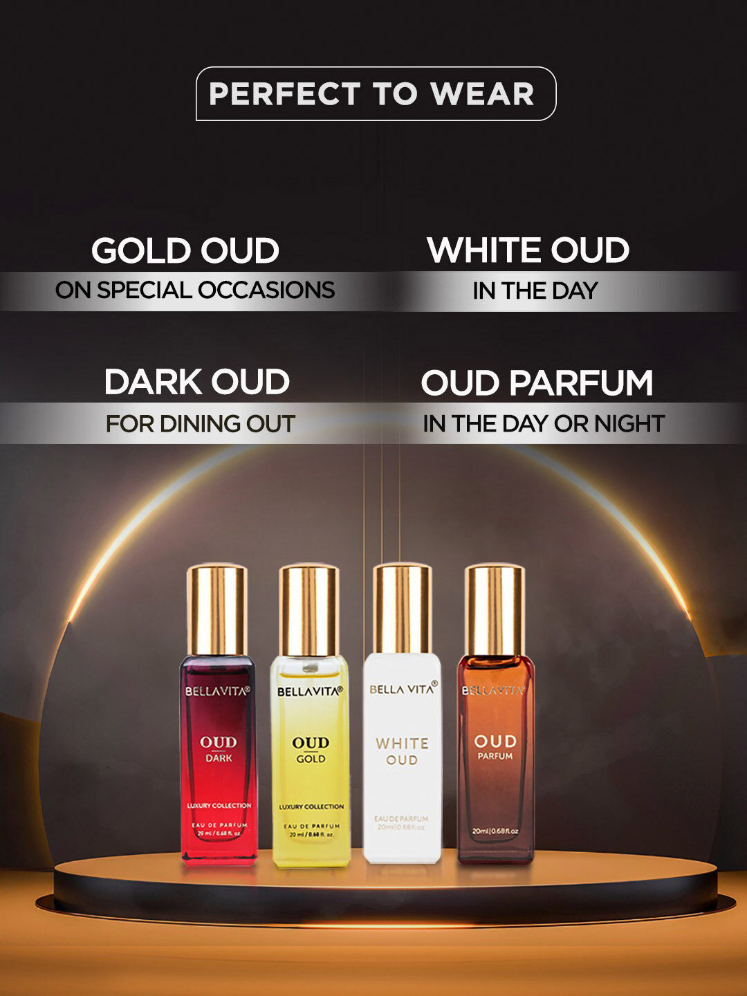 Bellavita Luxury Oud Experience Set (4 x 20ml)