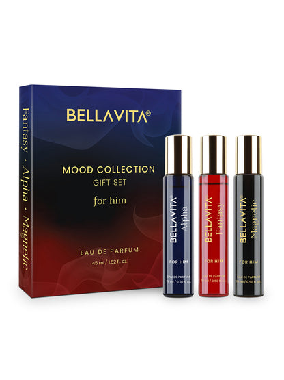 Bellavita Mood Collection Gift Set For Him (3 x 15ml)