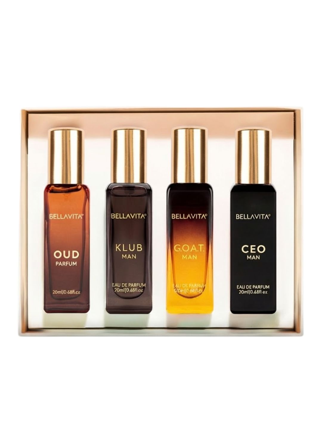 Bellavita Luxury Perfume Gift Set For Man (4 x 20ml)