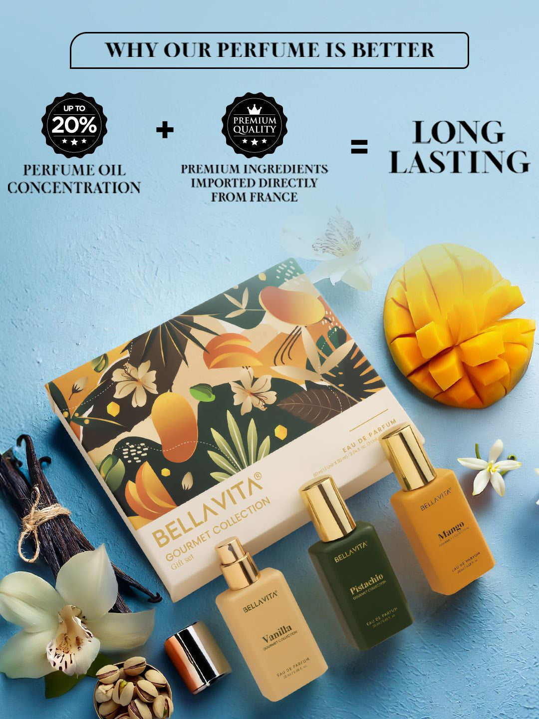 Bellavita Gourmet Collection Gift Set (3 x 20ml)