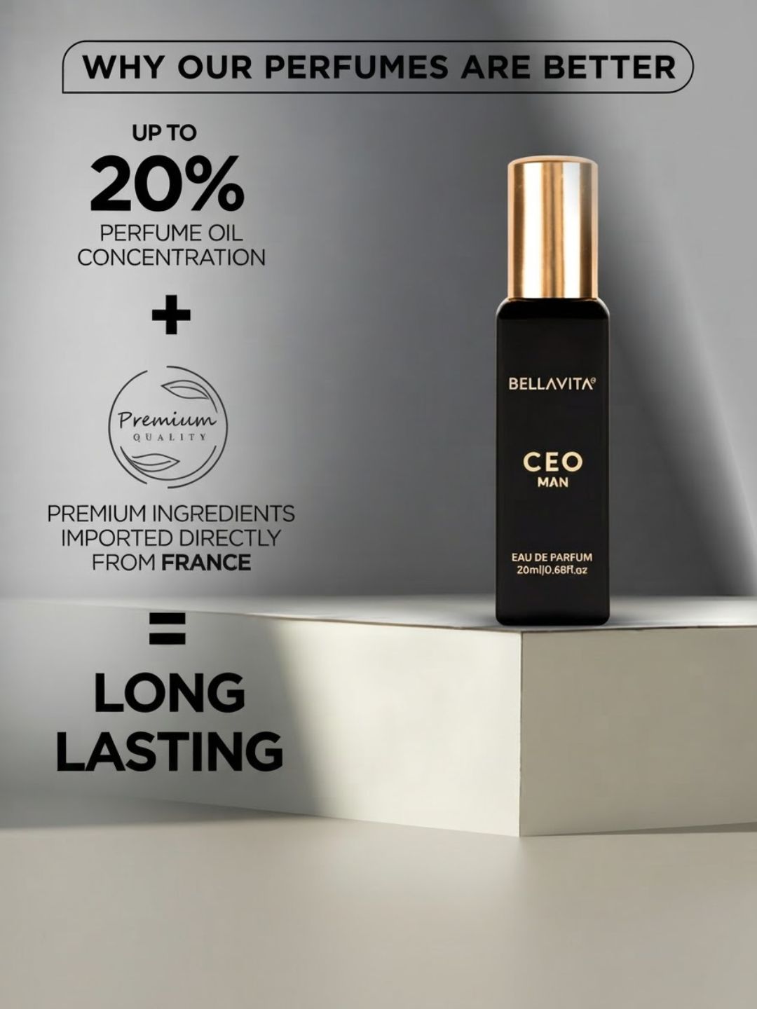 Bellavita Ceo Man Long Lasting Perfume (20ml)