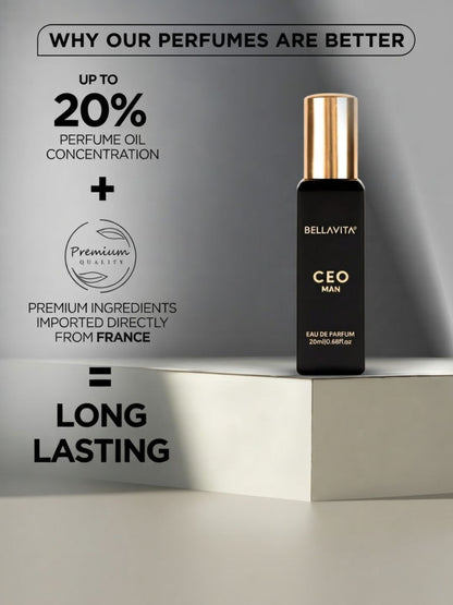 Bellavita Ceo Man Long Lasting Perfume (20ml)