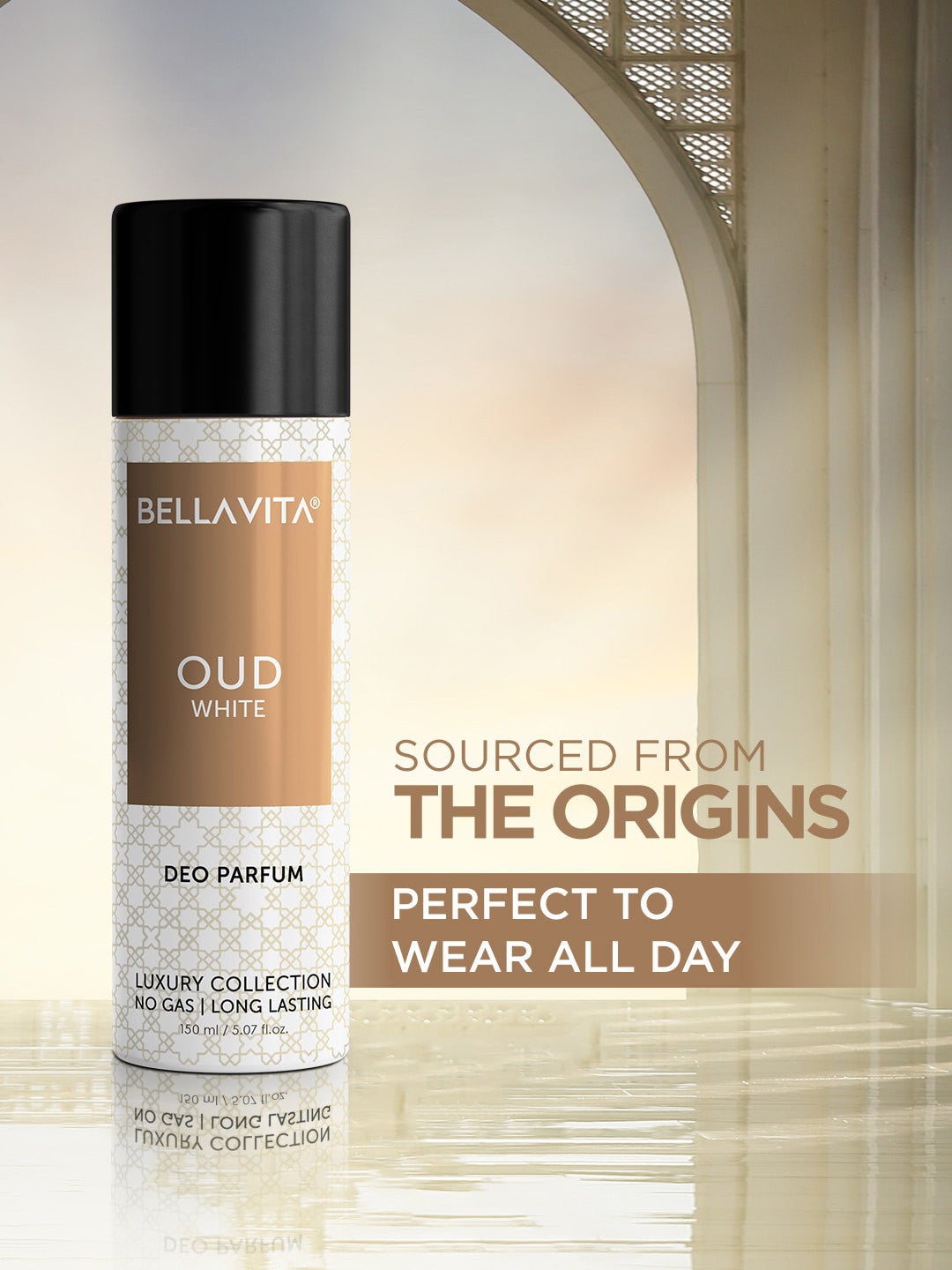 Bellavita Oud White Deo Parfum (150ml)