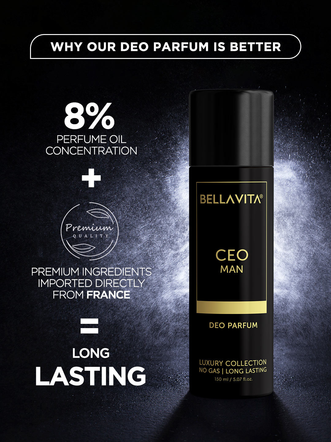 Bellavita Ceo Man Deo Parfum (150ml)