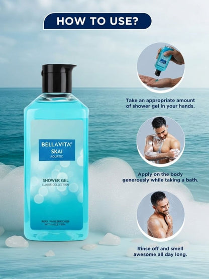 Bellavita Skai Aquatic Shower Gel (250ml)