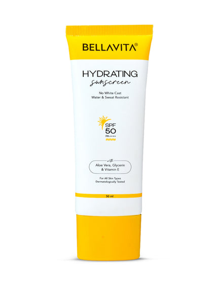 Bellavita Sun Block Water Based Sunscreen SPF 50 PA+++ (50ml)