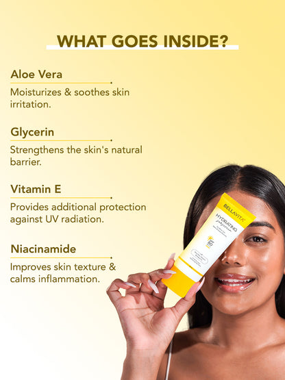 Bellavita Sun Block Water Based Sunscreen SPF 50 PA+++ (50ml)