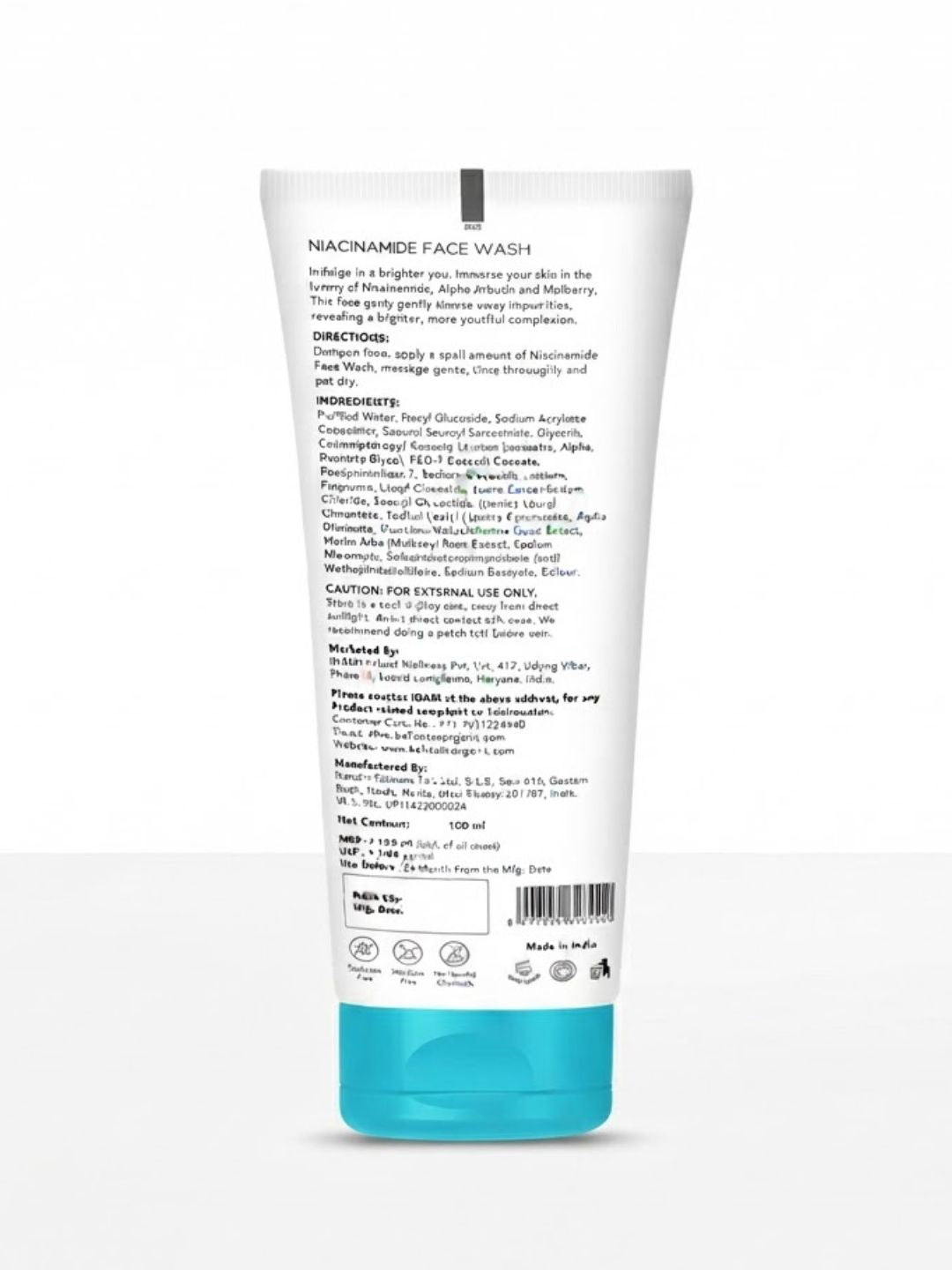 Bellavita Niacinamide Face Wash Face Wash - 100 ml + 10 ml Extra