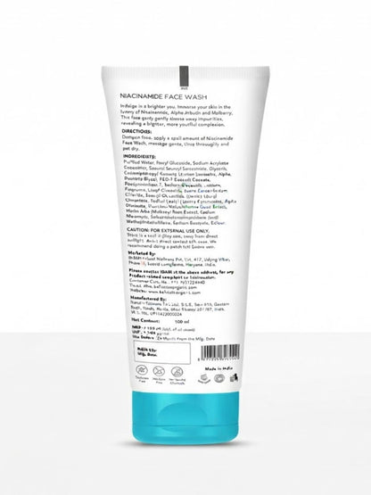 Bellavita Niacinamide Face Wash Face Wash - 100 ml + 10 ml Extra