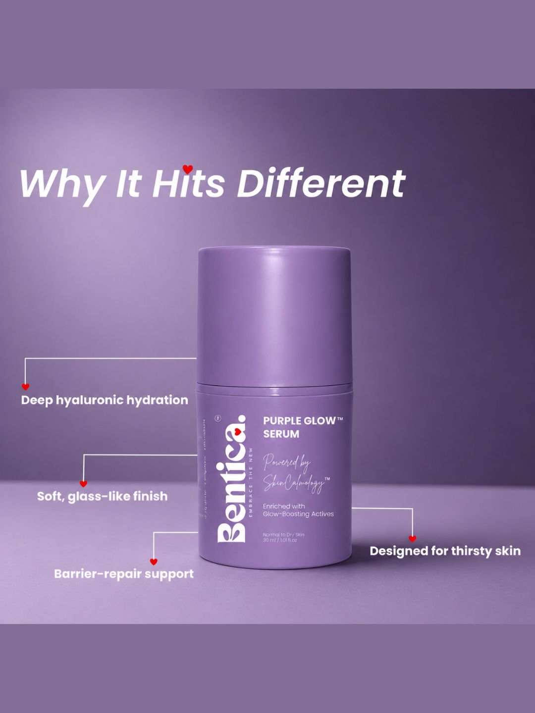 Bentica Purple Glow Serum (30ml)