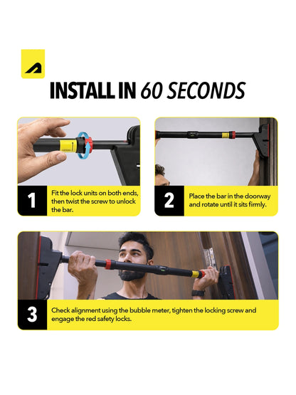 Boldfit Griplock Pull Up Bar