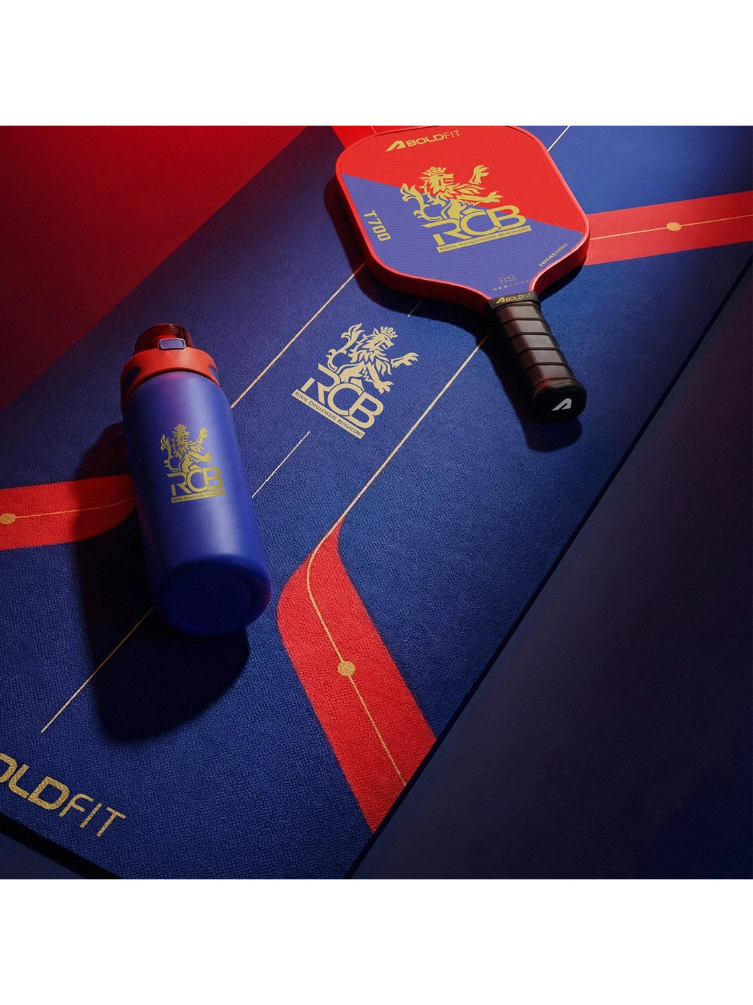 Boldfit Rcb Official Butterfly Yoga Mat