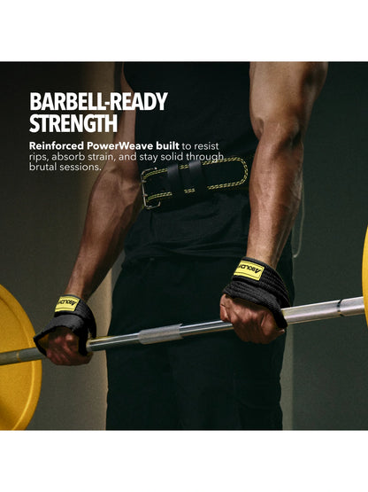 Boldfit Eight Lifting Strap - Black