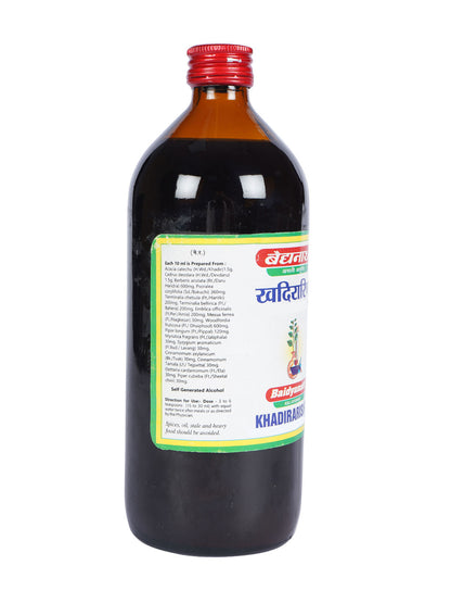 Baidyanath Jhansi Khadirarishta Kadha (680 ml)