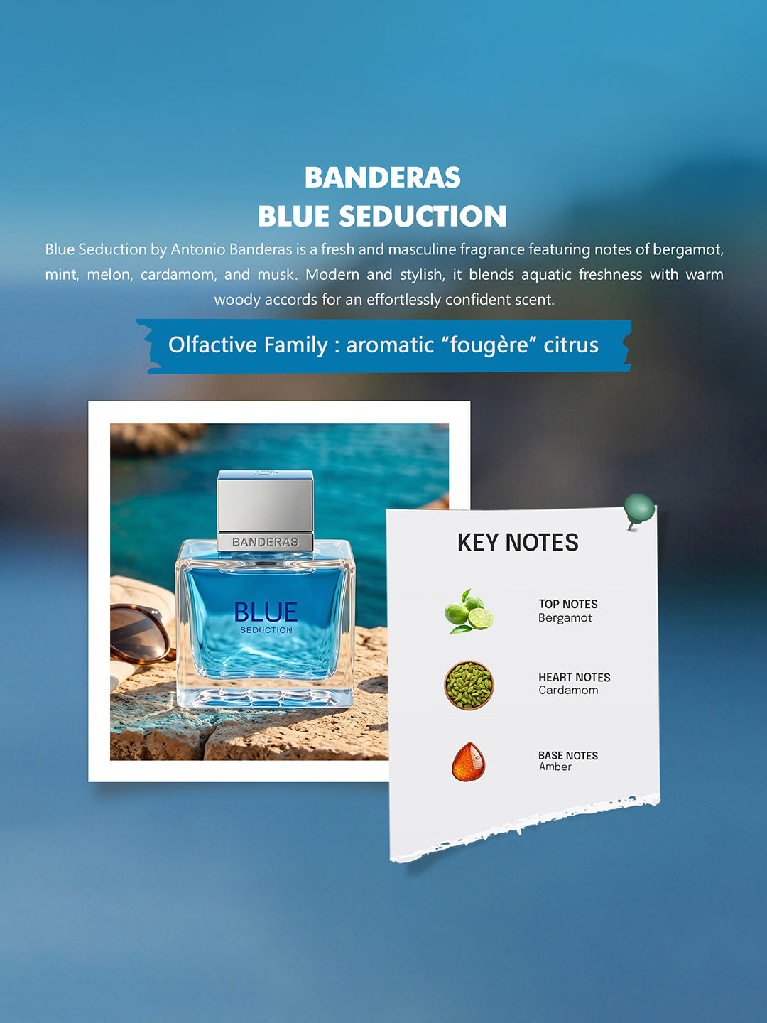 Banderas Blue Seduction Eau de Toilette (100ml)