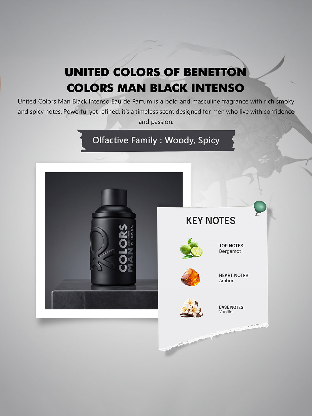 United Colors of Benetton Colors Man Black Intenso Eau de Parfum (100ml)