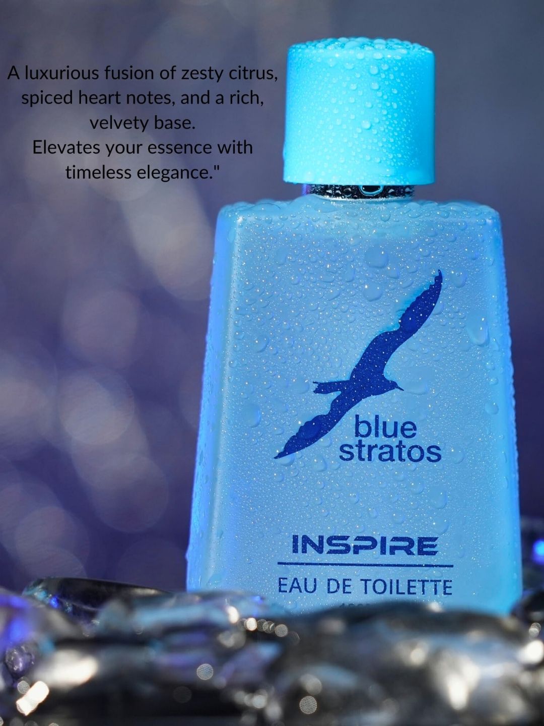 Blue Stratos Inspire Eau de Toilette with  Free Deo  (100ml)