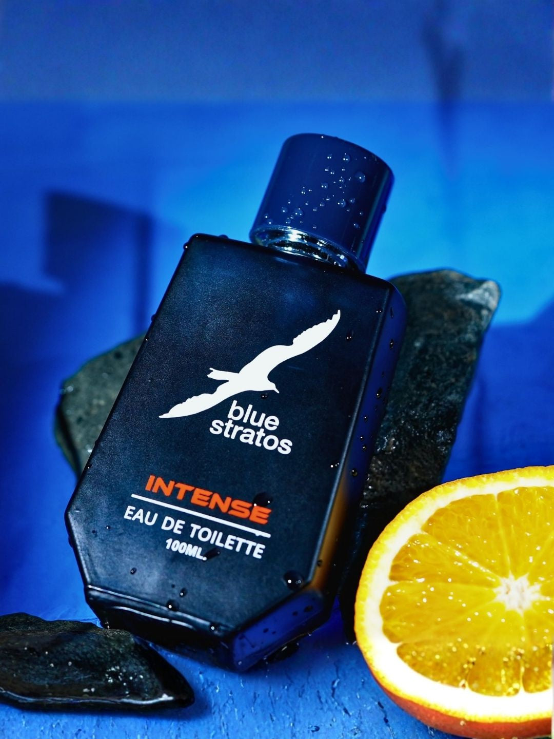 Blue Stratos Intense Eau de Toilette with  Free Deo (100ml)