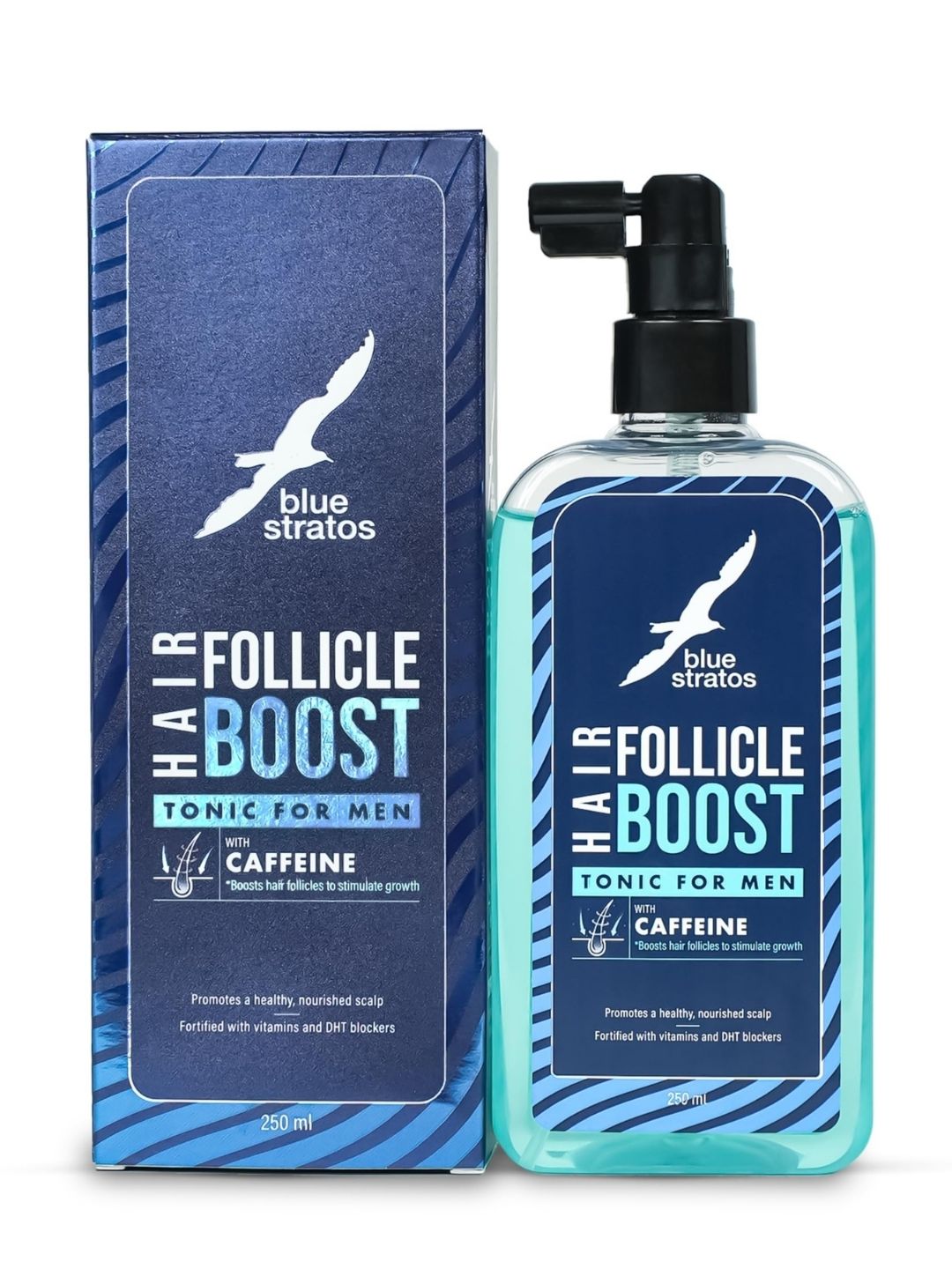 Blue Stratos Hair Follicle Boost Tonic for Men  (250ml)