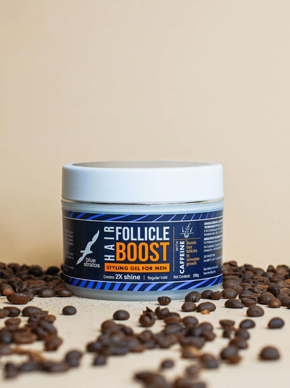 Blue Stratos Hair Follicle Boost Styling Gel for Men  (200ml)