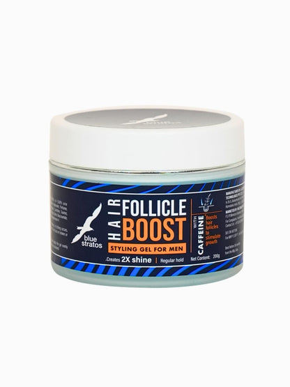 Blue Stratos Hair Follicle Boost Styling Gel for Men  (200ml)