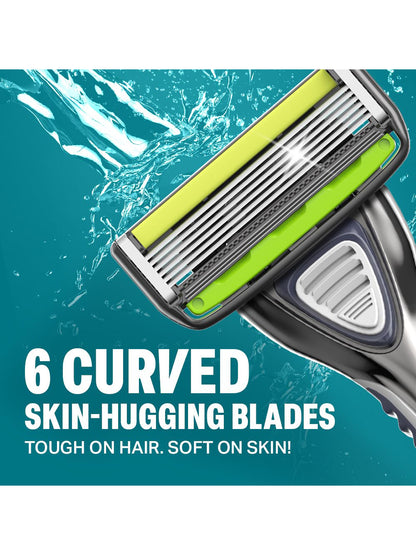 Bombay Shaving Company Sensi Flo6 6 Blade Cartridge Razor