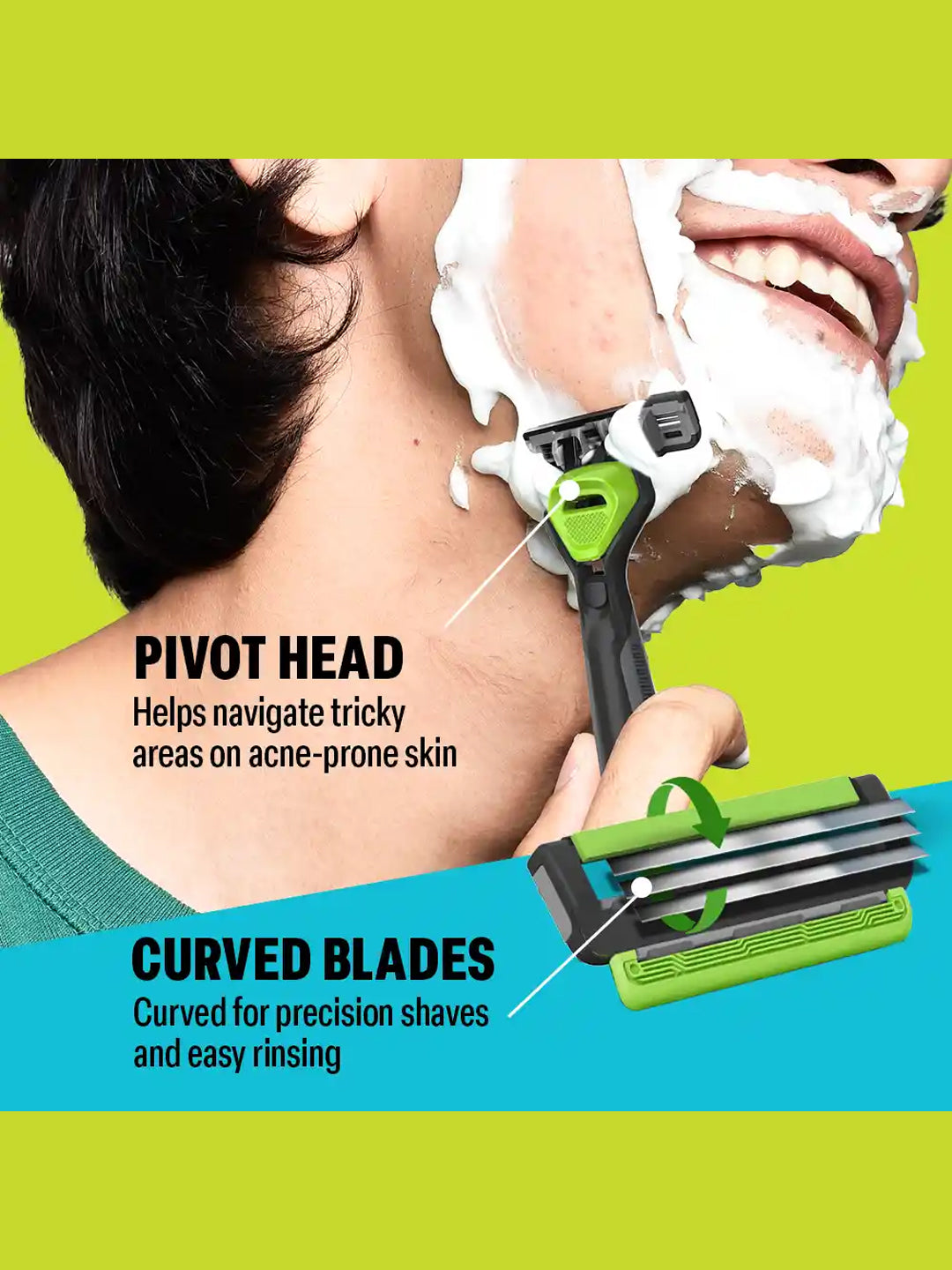 Bombay Shaving Company Sensi Smart 3 3 Blade Cartridge Razor