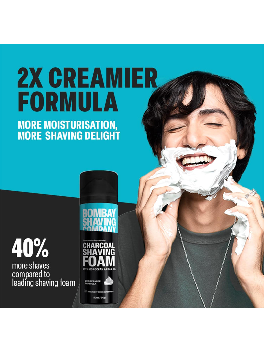 Bombay Shaving Company Charcoal Shaving Foam