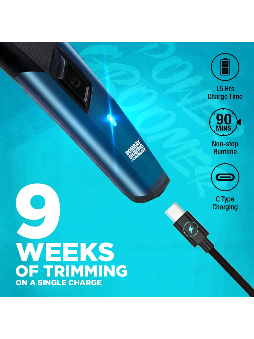Bombay Shaving Company Power Groomer 11-in-1 Multi Grooming Kit