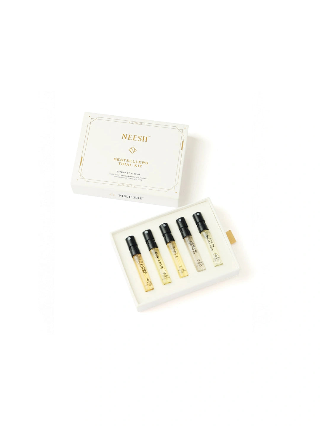 Neesh Perfumes Bestsellers Trial Kit – 5 x 2ml Tester Set for Men with Bestselling Fragrances – Extrait De Parfum