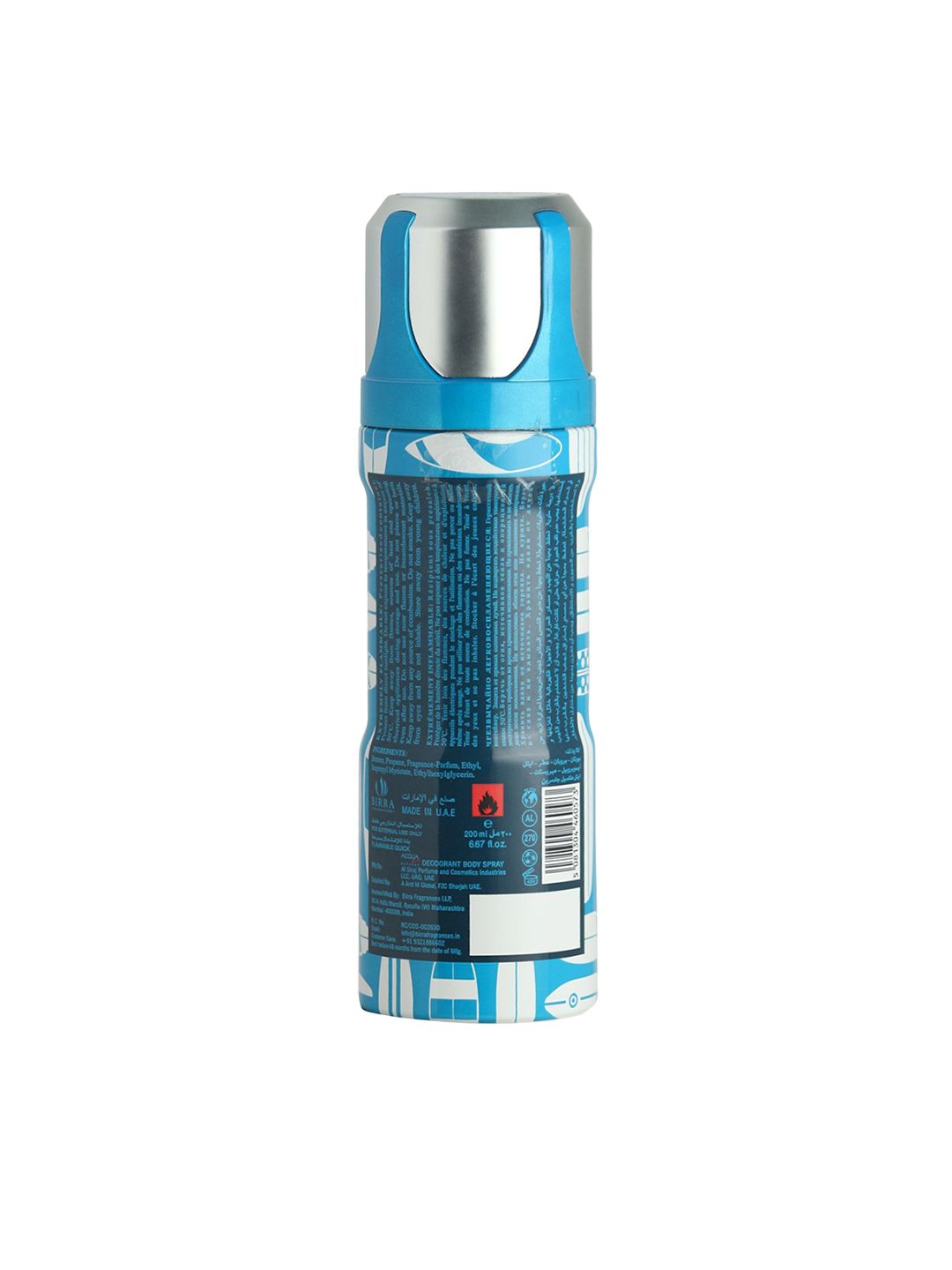 Birra Men Acqua Sport Extreme Deodorant Body Spray (200ml)