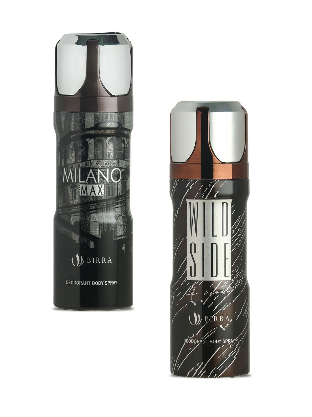 Birra Milano Max & Wild Side Deodorant Body Spray Combo (2 X 200ml)