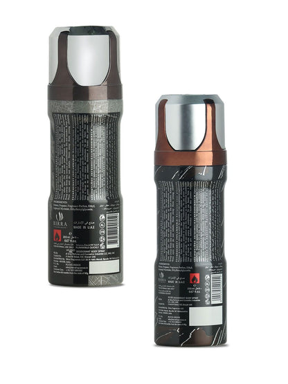 Birra Milano Max & Wild Side Deodorant Body Spray Combo (2 X 200ml)