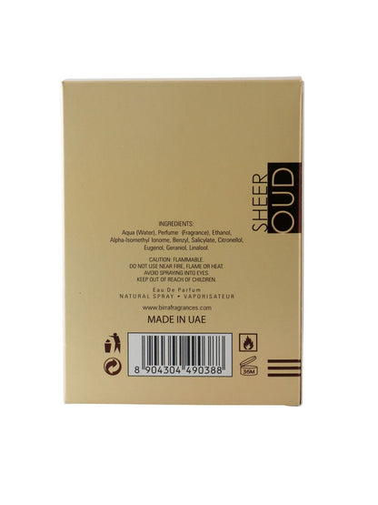 Birra Sheer Oud Long Lasting Eau de Parfum (50ml)