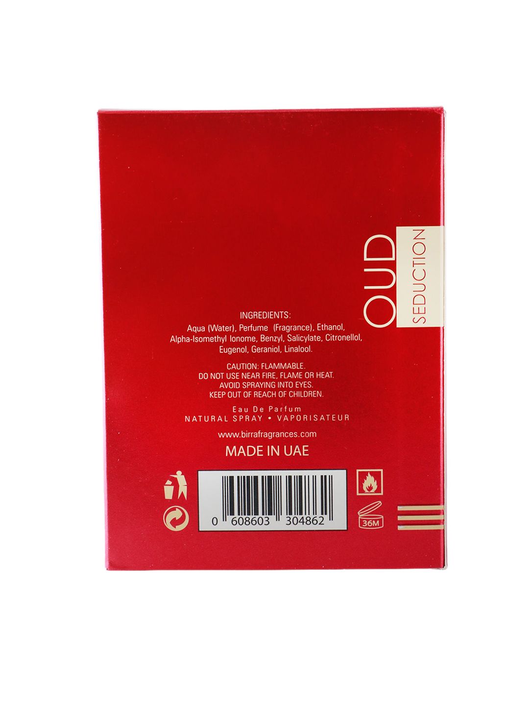 Birra Oud Seduction Long Lasting Eau de Parfum (50ml)
