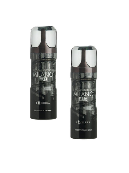 Birra Milano Max Deodorant Body Spray Combo (2 X 200ml)