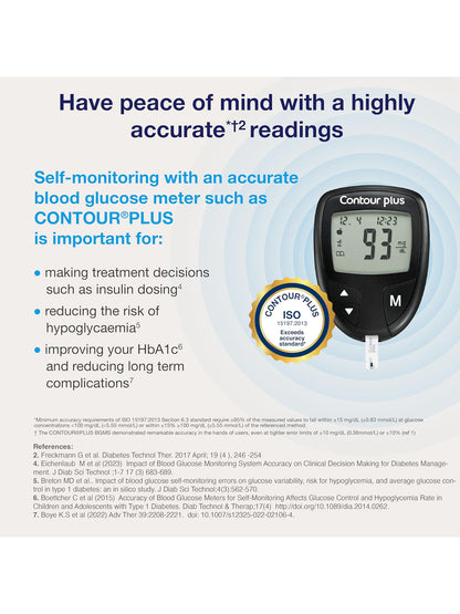 Contour Plus Glucometer Device (1 Unit)