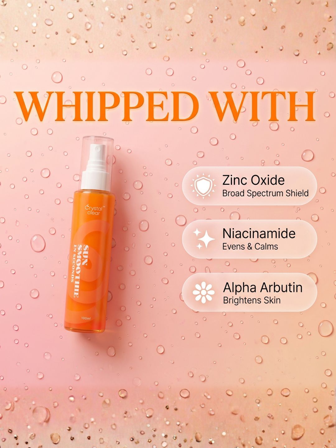 Crystal Clear Sun Smoothie Spray Sunscreen SPF 50 PA+++ (100 ml)