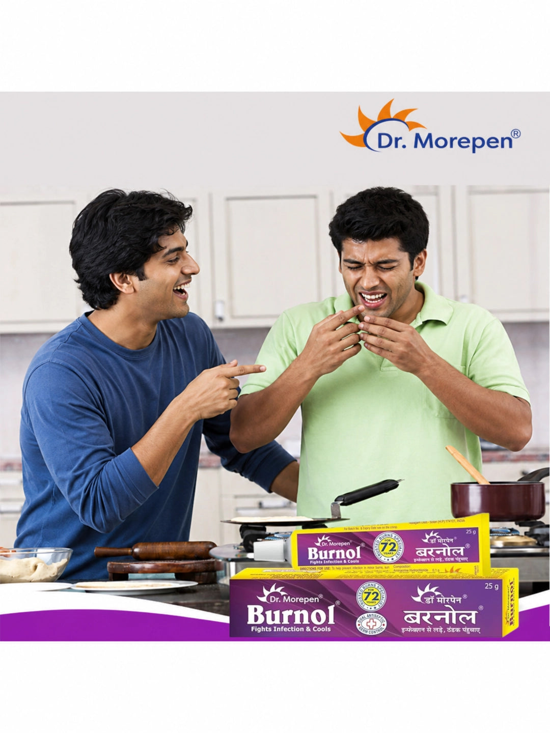Dr. Morepen Burnol Antiseptic Cream (15g)